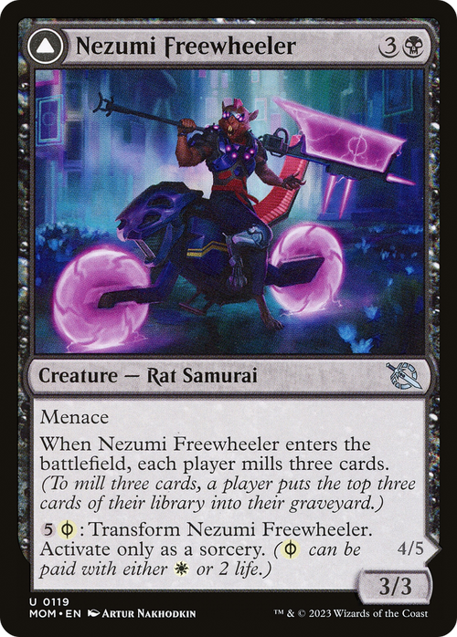 Nezumi Freewheeler (MOM-119) - March of the Machine Foil