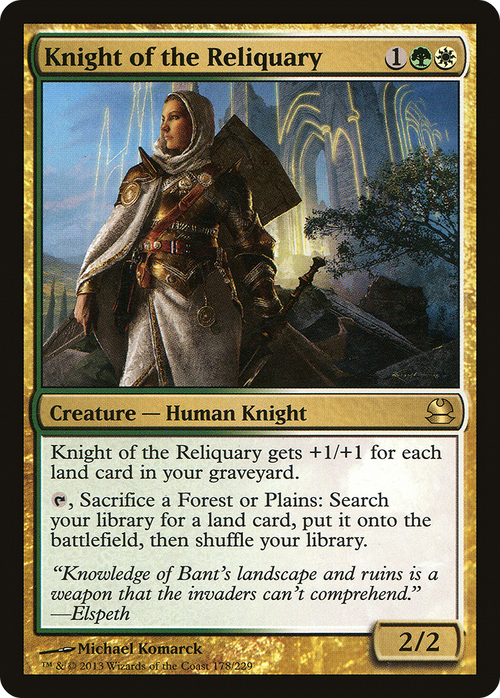 Knight of the Reliquary (MMA-178) - Modern Masters