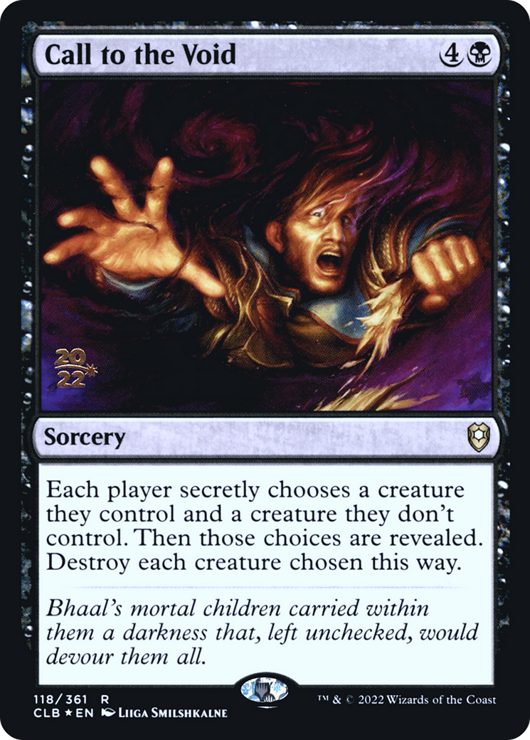 Call to the Void (PRE-118) - Battle for Baldur's Gate Promos Foil