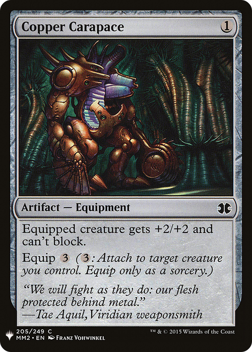 Copper Carapace (LIST-MM2-205) - The List