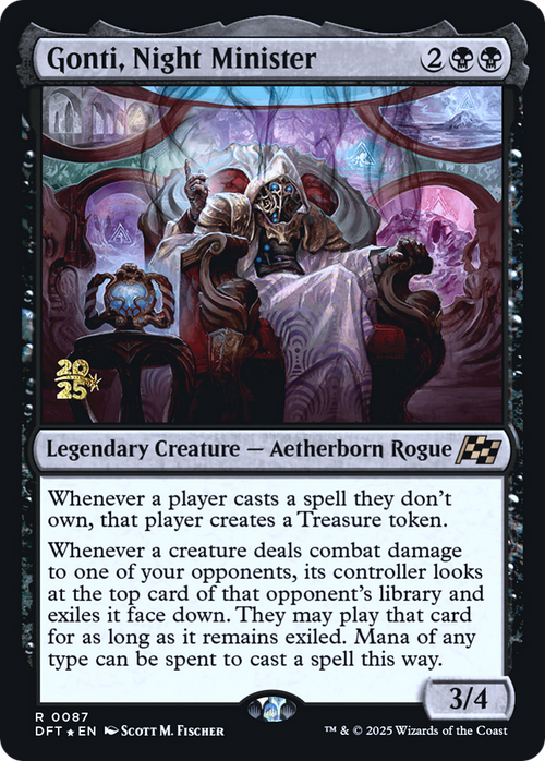 Gonti, Night Minister (PRE-87S) - Prerelease Cards Foil