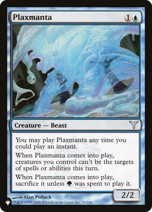 Plaxmanta (LIST-29/180) - The List
