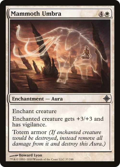 Mammoth Umbra (ROE-037) - Rise of the Eldrazi Foil