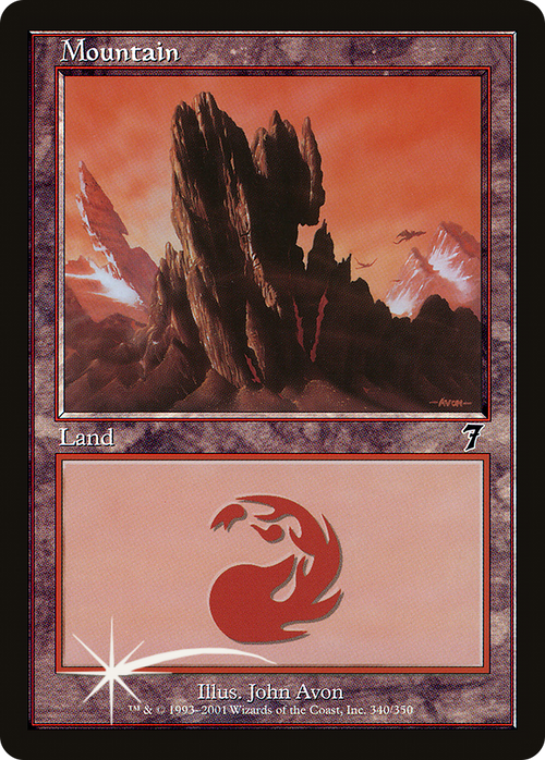 Mountain (340) (7ED-340) - 7th Edition