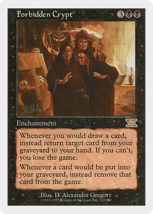Forbidden Crypt (6ED-132) - Classic Sixth Edition