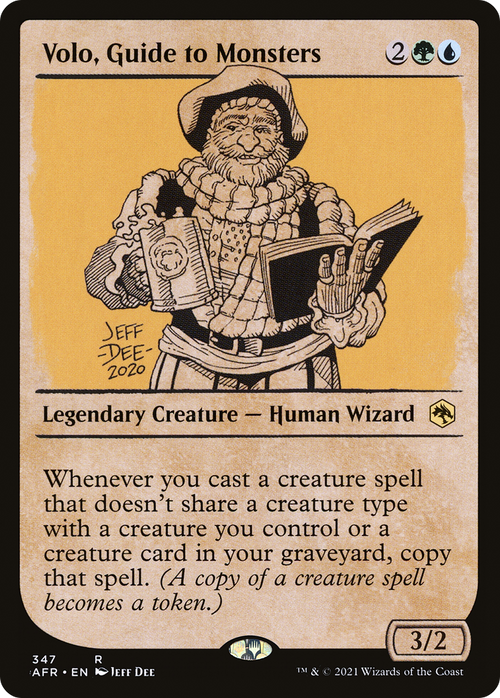 Volo, Guide to Monsters (Showcase) (AFR-347) - Adventures in the Forgotten Realms: (Showcase) Foil