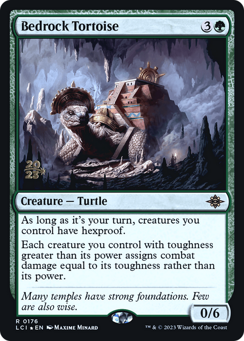 Bedrock Tortoise (PRE-176) - The Lost Caverns of Ixalan Promos Foil