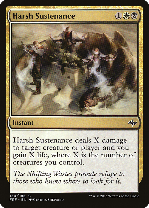 Harsh Sustenance (FRF-154) - Fate Reforged Foil