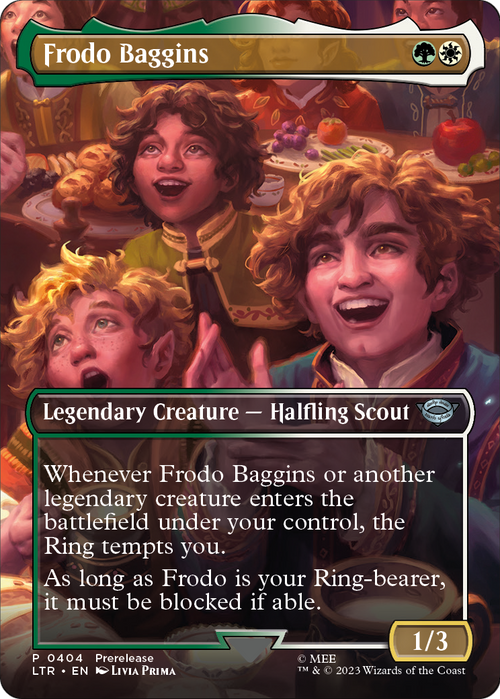 Frodo Baggins (Borderless) (LTR-404) - The Lord of the Rings: Tales of Middle-earth
