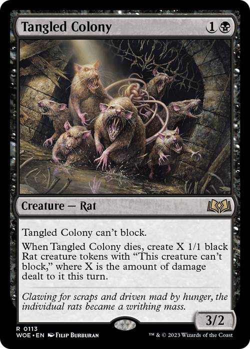Tangled Colony (WOE-113) - Wilds of Eldraine