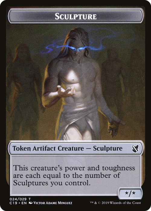 Sculpture (TC19-024) - Commander 2019 Tokens