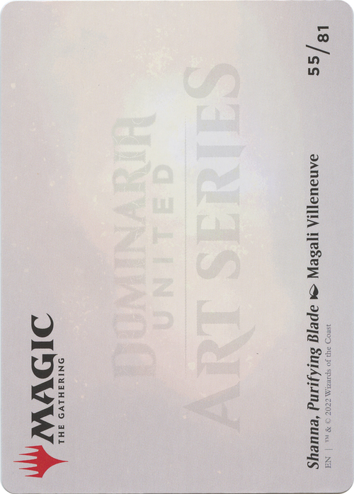 Shanna, Purifying Blade // Shanna, Purifying Blade (ADMU-055) - Dominaria United Art Series (Borderless)