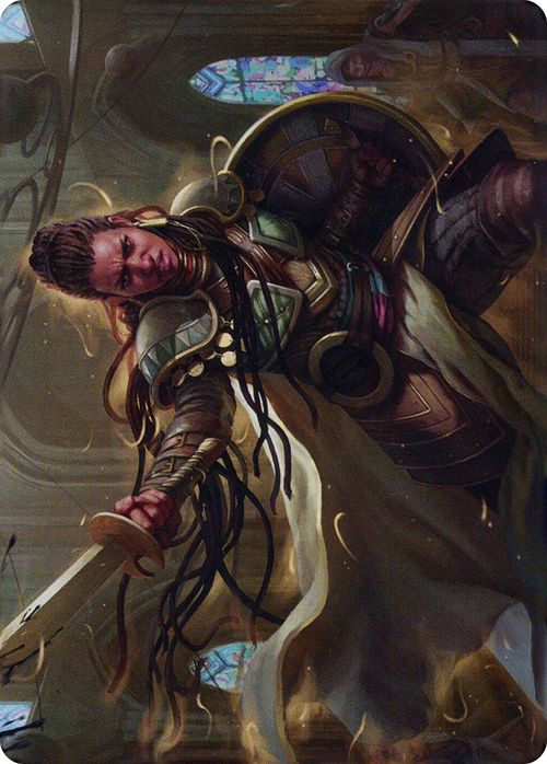Shanna, Purifying Blade // Shanna, Purifying Blade (ADMU-055) - Dominaria United Art Series (Borderless) Foil
