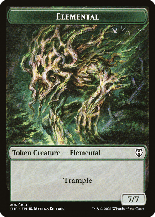 Elemental (TKHC-006) - Kaldheim Commander Tokens