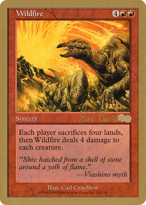 Wildfire - 1999 Kai Budde (USG) (WCD-) - World Championship Decks 1999