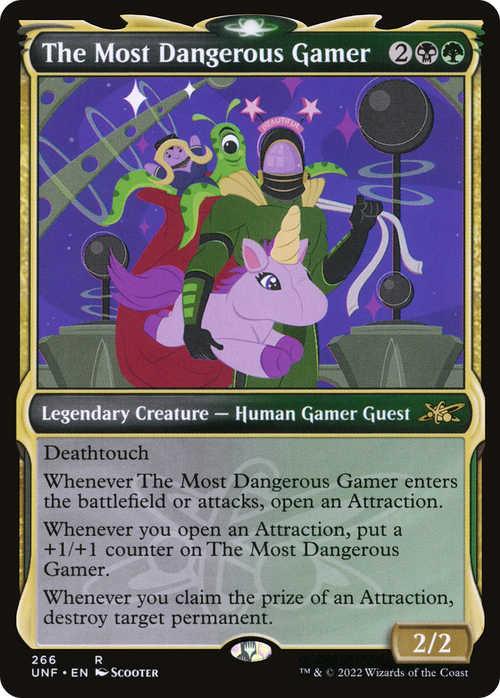 The Most Dangerous Gamer (Showcase) (UNF-266) - Unfinity: (Showcase) Foil