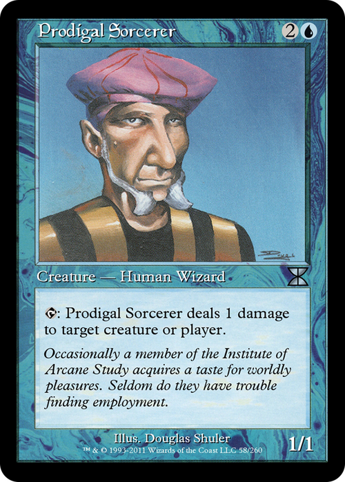 Prodigal Sorcerer (ME4-058) - Masters Edition IV Foil
