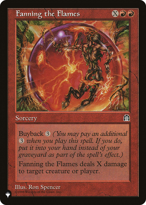 Fanning the Flames (LIST-) - The List