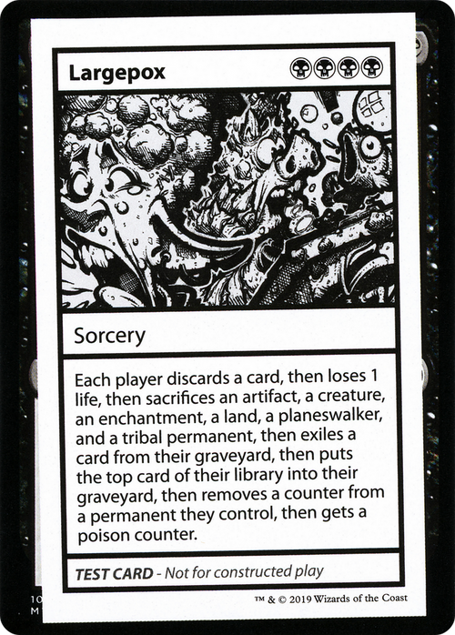 Largepox (No PW Symbol) (CMB1-044) - Mystery Booster Playtest Cards 2021