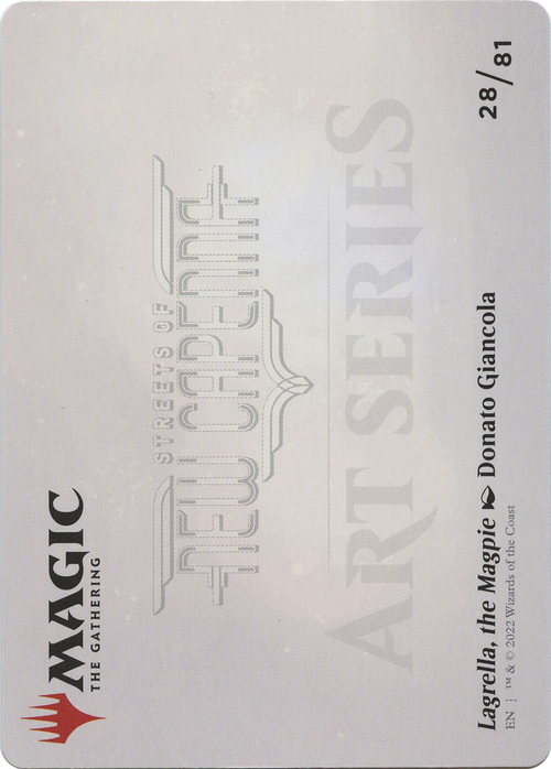Lagrella, the Magpie // Lagrella, the Magpie (ASNC-028) - New Capenna Art Series (Borderless) Foil