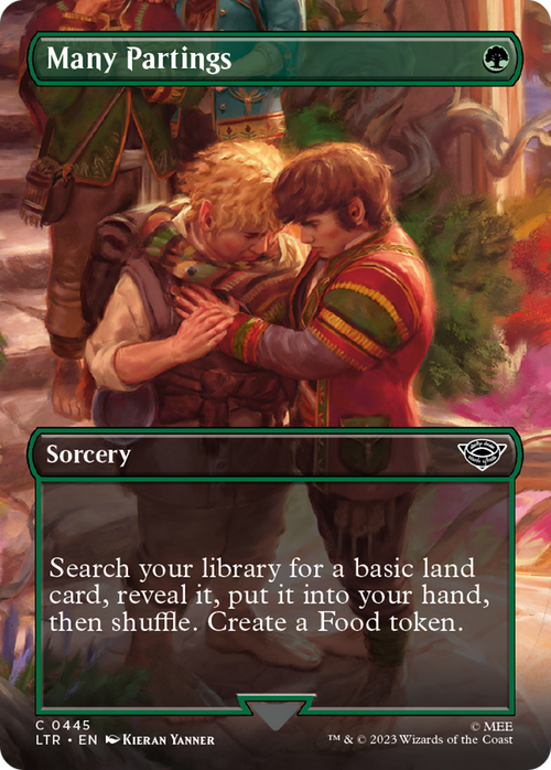 Many Partings (Borderless) (LTR-445) - The Lord of the Rings: Tales of Middle-earth