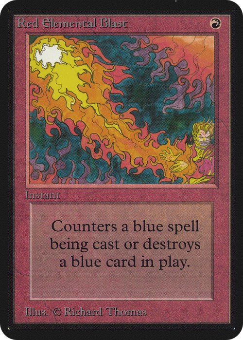 Red Elemental Blast (LEA-) - Limited Edition Alpha