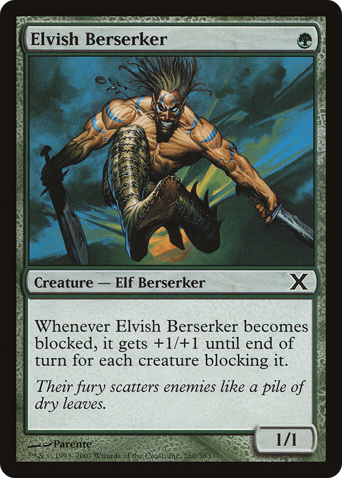 Elvish Berserker (10E-260) - Tenth Edition