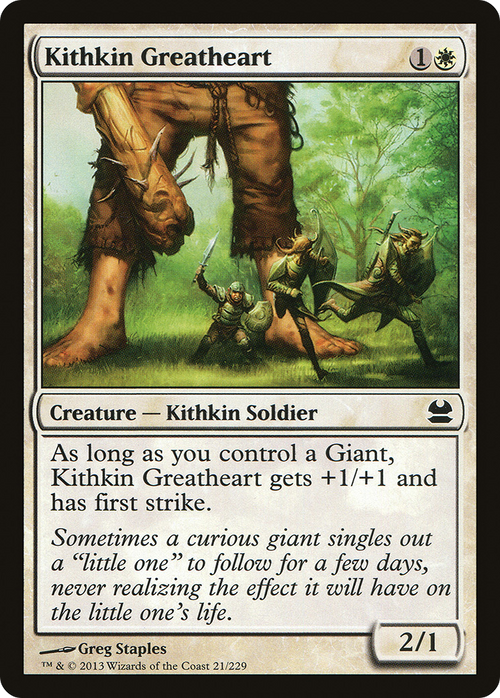 Kithkin Greatheart (MMA-021) - Modern Masters Foil