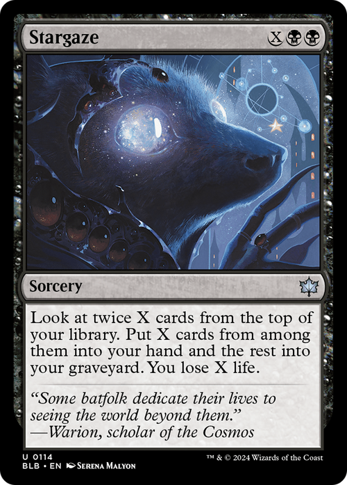 Stargaze (BLB-114) - Bloomburrow Foil