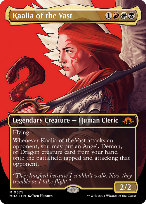 Kaalia of the Vast (Borderless) (0375) (MH3-375) - Modern Horizons 3
