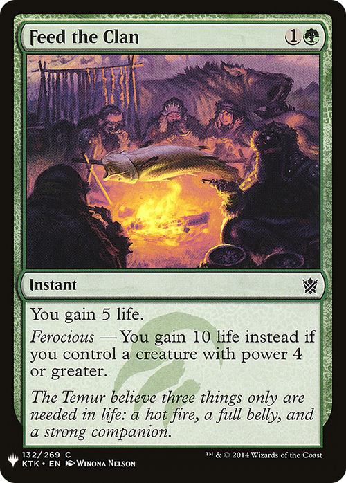 Feed the Clan (LIST-KTK-132) - The List