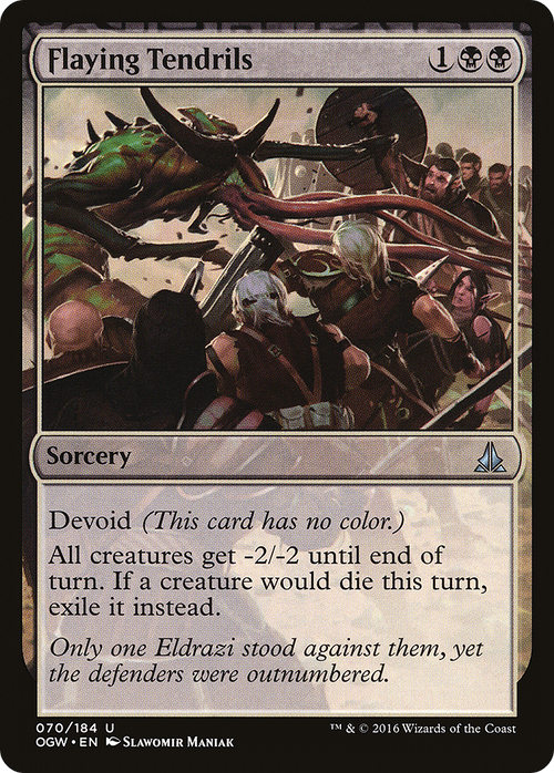 Flaying Tendrils (OGW-070) - Oath of the Gatewatch: (devoid)