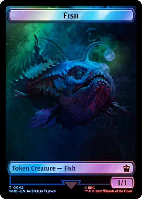 Fish (TWHO-042) - Doctor Who Tokens Foil