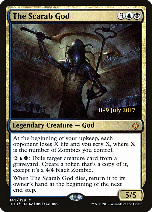 The Scarab God (PRE-145S) - Hour of Devastation Promos Foil