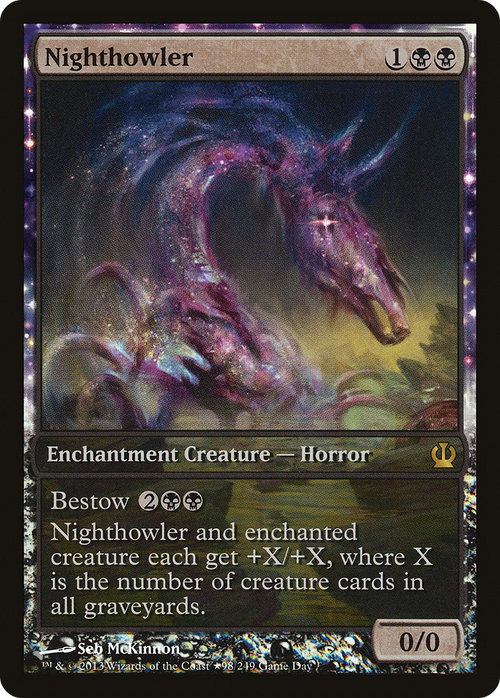 Nighthowler (GAME-098) - Theros Promos: (enchantment) Foil