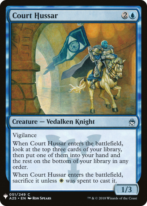 Court Hussar (LIST-A25-51) - The List