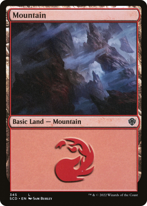 Mountain (345) (SCD-345) - Starter Commander Decks