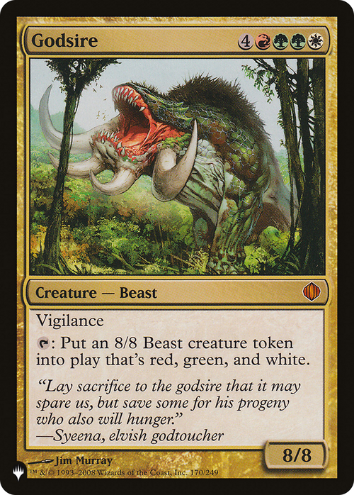 Godsire (LIST-ALA-170) - The List
