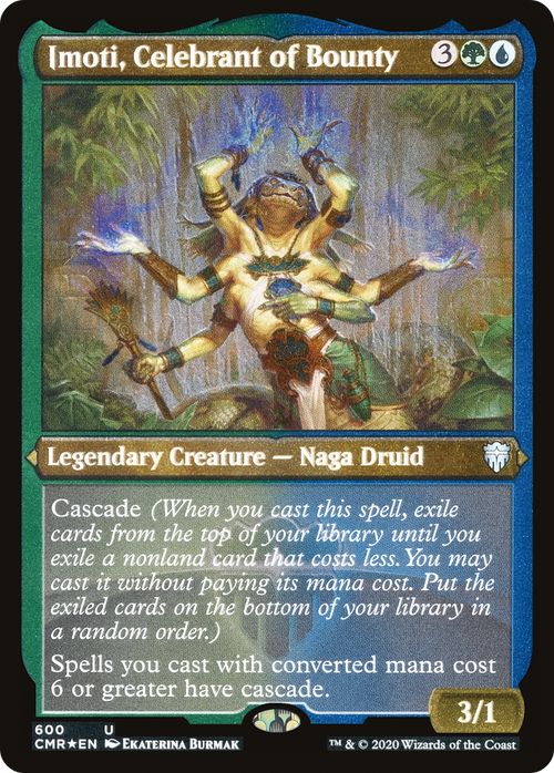 Imoti, Celebrant of Bounty (Foil Etched) (CMR-600) - Commander Legends Etched Foil