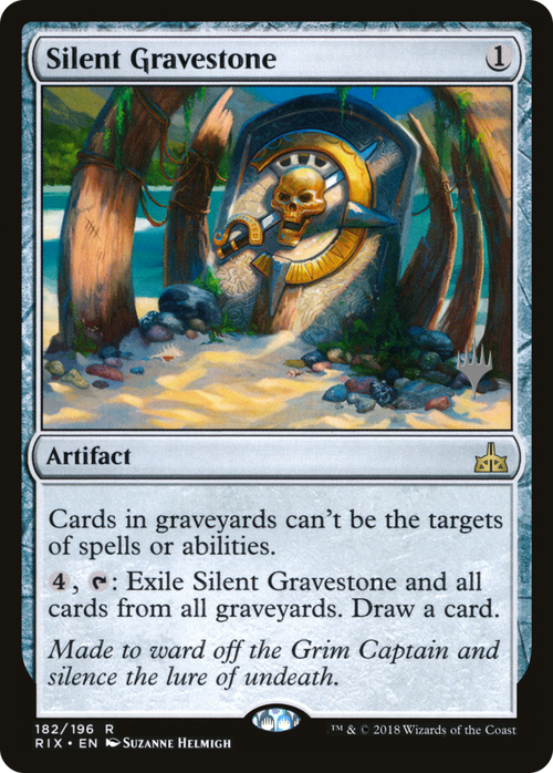 Silent Gravestone (PPM20-182P) - Rivals of Ixalan Promos