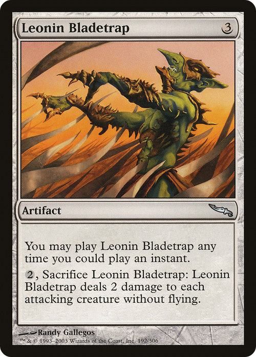 Leonin Bladetrap (MRD-192) - Mirrodin