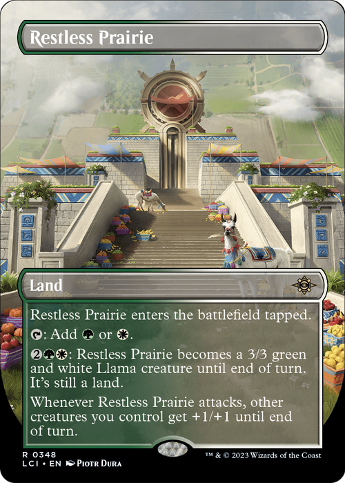 Restless Prairie (Borderless) (LCI-348) - The Lost Caverns of Ixalan Foil