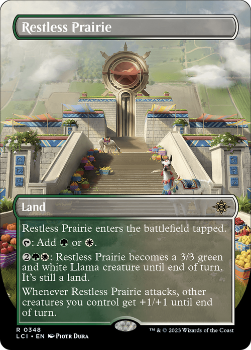Restless Prairie (Borderless) (LCI-348) - The Lost Caverns of Ixalan Foil