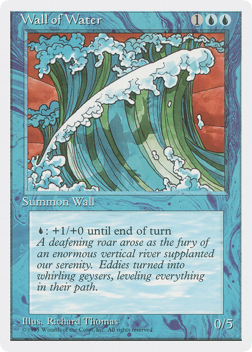 Wall of Water (4ED-) - Fourth Edition