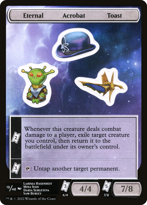 Eternal Acrobat Toast (UNF-019) - Unfinity Sticker Sheets