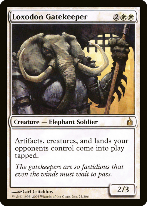 Loxodon Gatekeeper (RAV-025) - Ravnica: City of Guilds