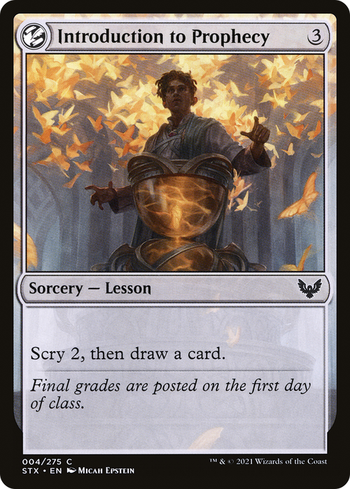Introduction to Prophecy (STX-004) - Strixhaven: School of Mages: (lesson)