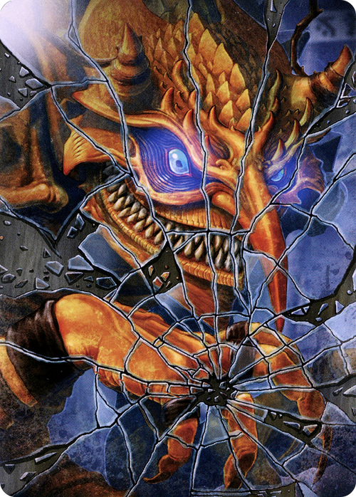 Reflection of Kiki-Jiki // Reflection of Kiki-Jiki (ANEO-064) - Neon Dynasty Art Series (Borderless) Foil