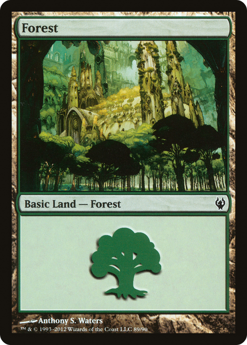 Forest (89) (DDJ-089) - Duel Decks: Izzet vs. Golgari