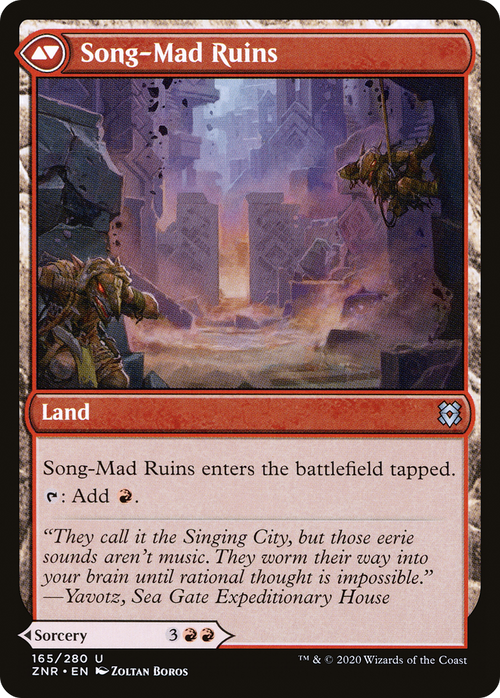 Song-Mad Treachery (ZNR-165) - Zendikar Rising